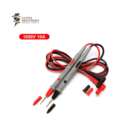 1 Pair Universal Digital Multimeter Fine Tip Lead Probe Pen 1000V 10A High Quality Meter Wire
