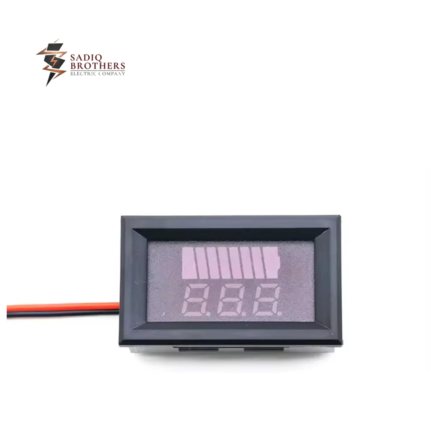 12-60 DC Volt Meter Battery Charge Level Indicator LED Tester Voltmeter